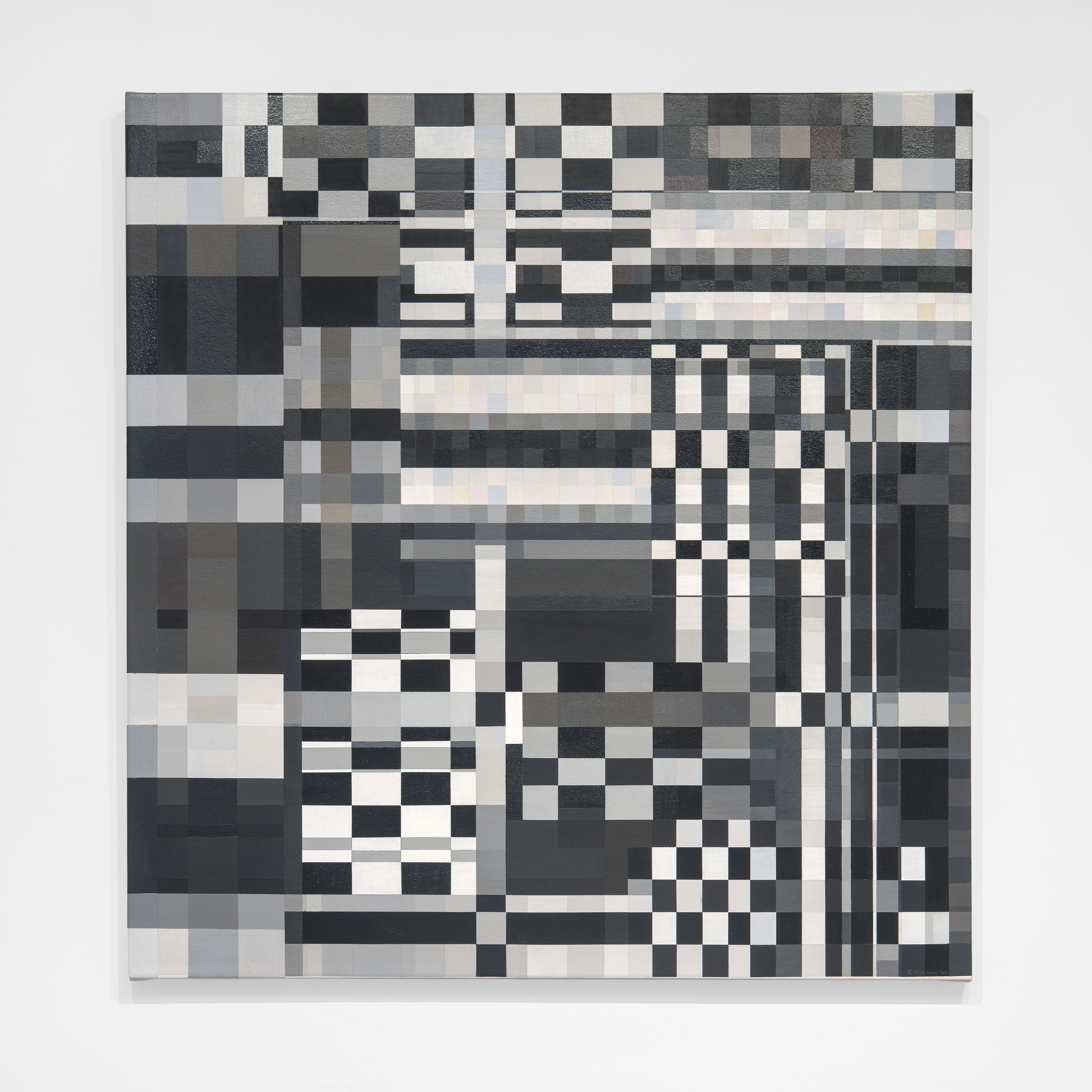 Dichromatic Chaos IV, 2024 — Pathways series by John Vokoun