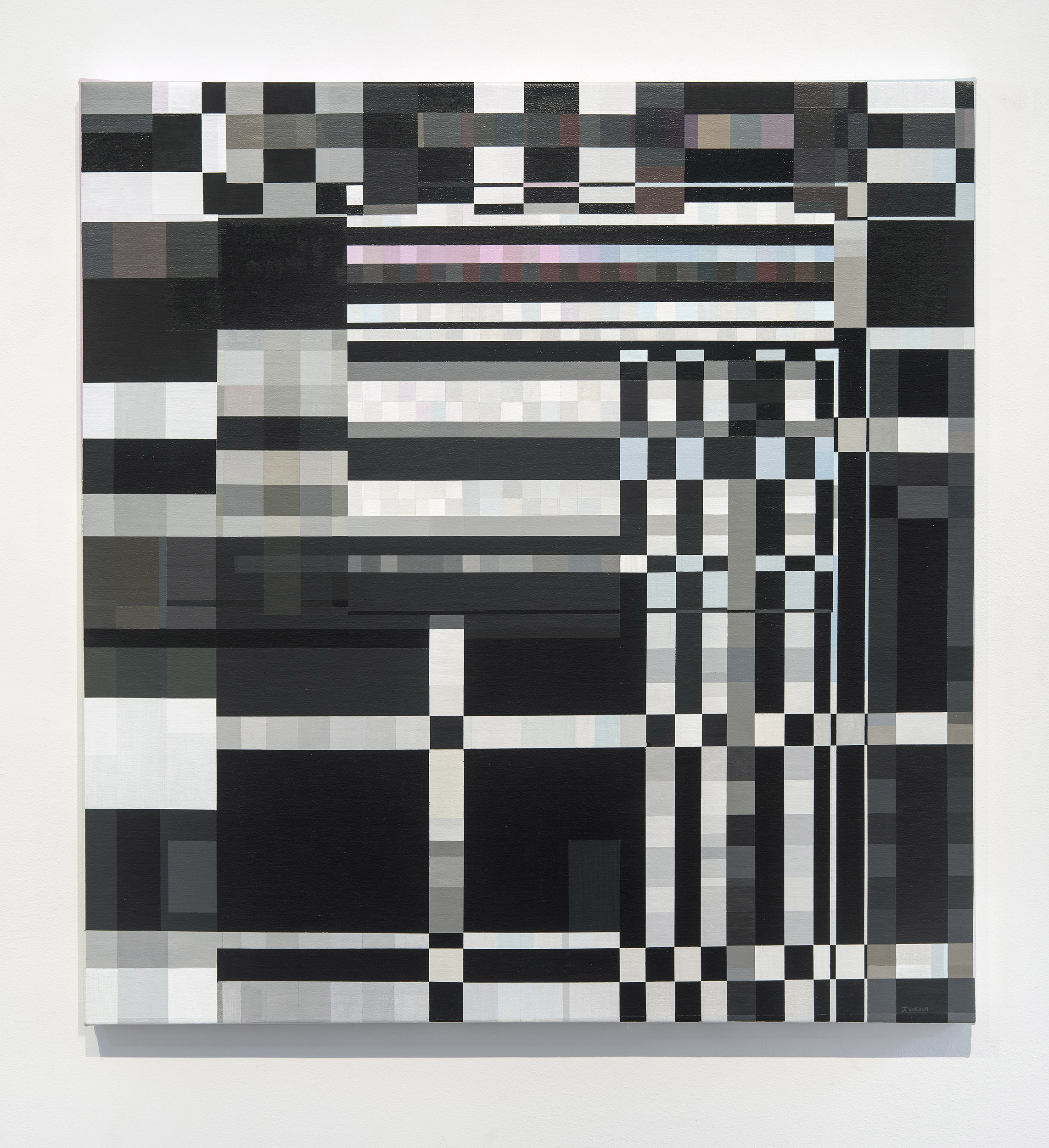 Dichromatic Chaos V, 2024 — Pathways series by John Vokoun