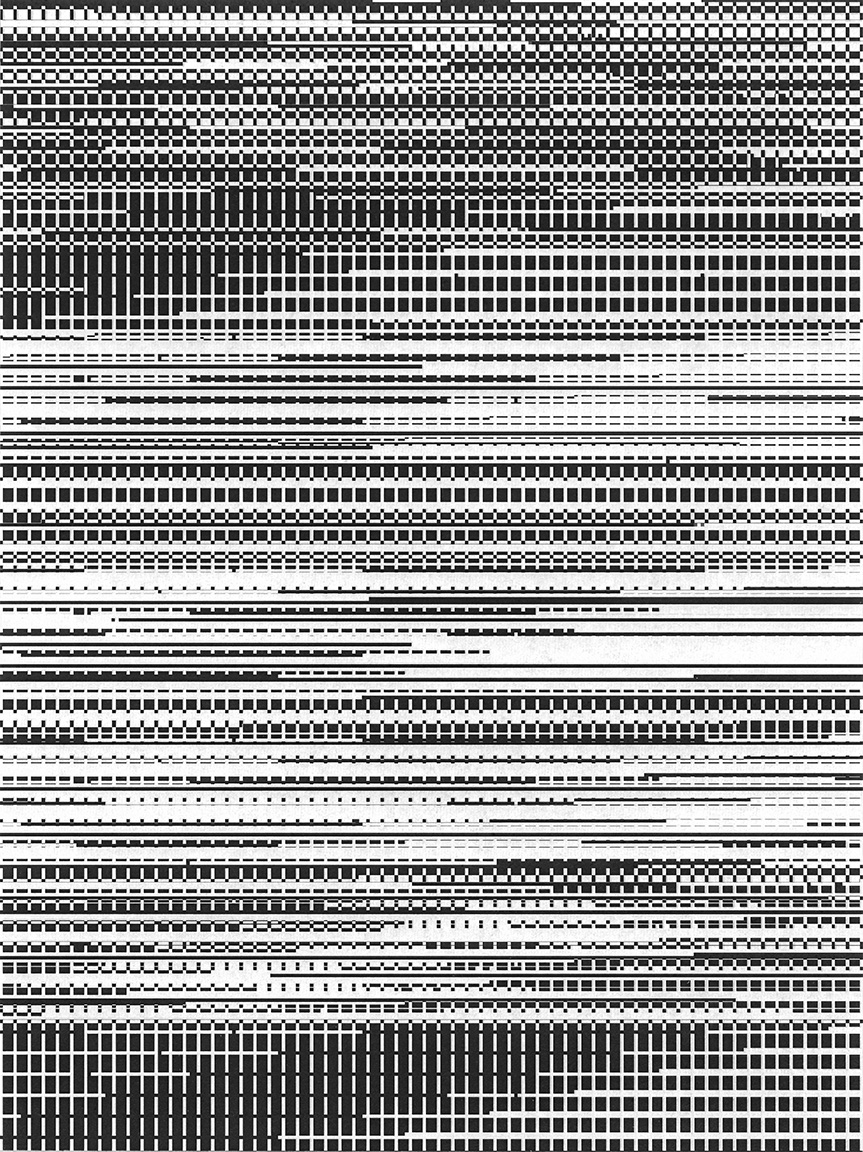 Non Local Constraint XVI, 2020 — Automorphic Form series by John Vokoun