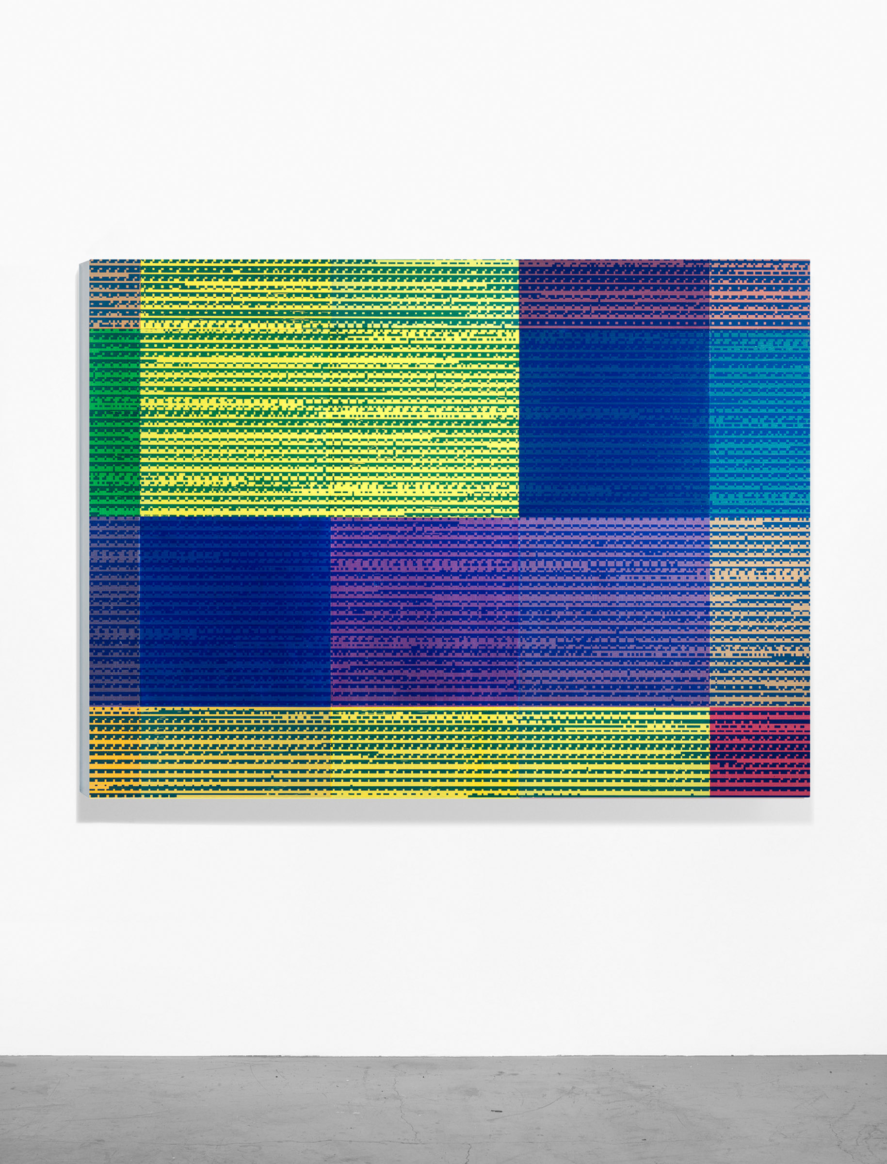 Weirdness Pixel Bliss Grid, 2016 — Automorphic Form series by John Vokoun